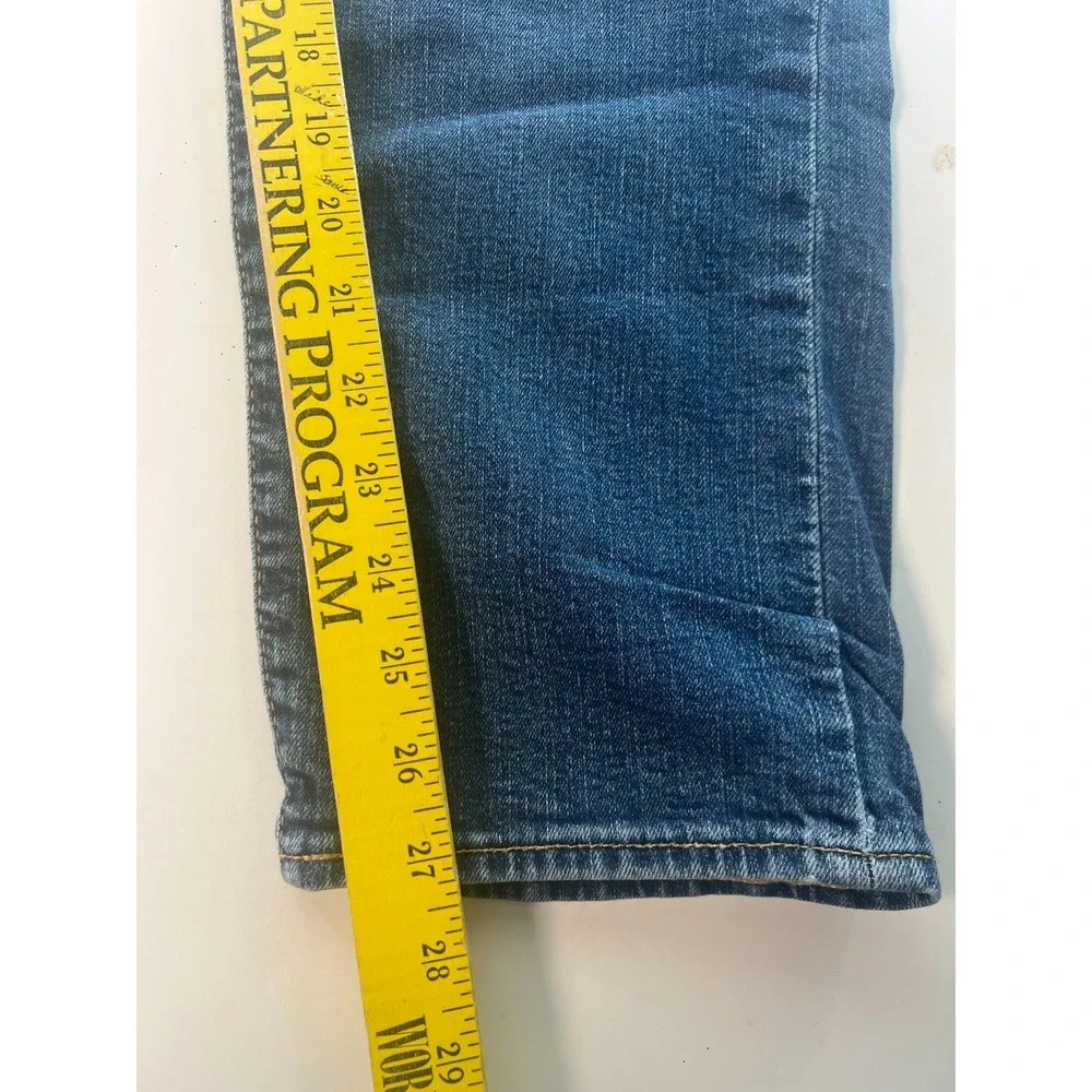 Levis Levi Big E Jeans Men's 32x30‎ Stretch 502 Premium Modern Leather Patch
